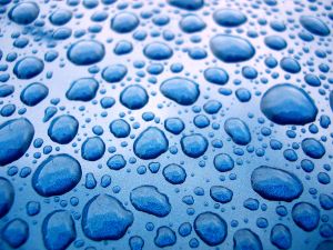 Water Drops Blue